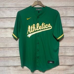 Oakland Athletics Jersey Size L Alternate Kelly Green NIKE MLB Baseball A’s